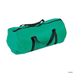 BRAND NEW Green Durable Duffle Satchel School Bag